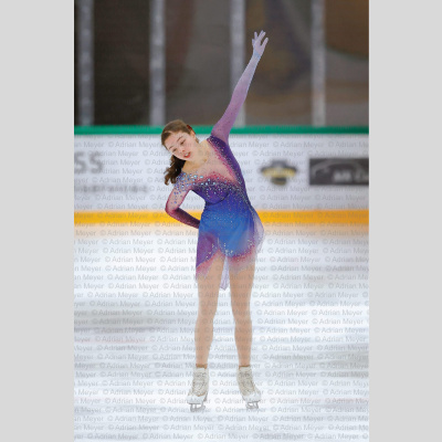 Leyli AKHUNDOVA AZE - Junior Women - Short Program at Swiss Ice Skating Open 2025