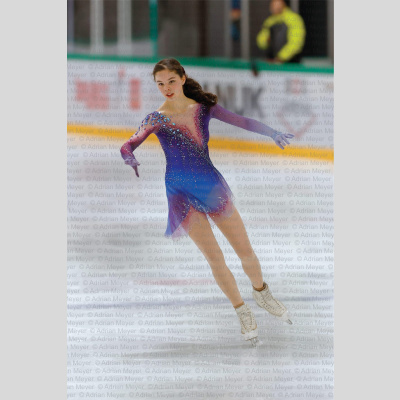 Leyli AKHUNDOVA AZE - Junior Women - Short Program at Swiss Ice Skating Open 2025