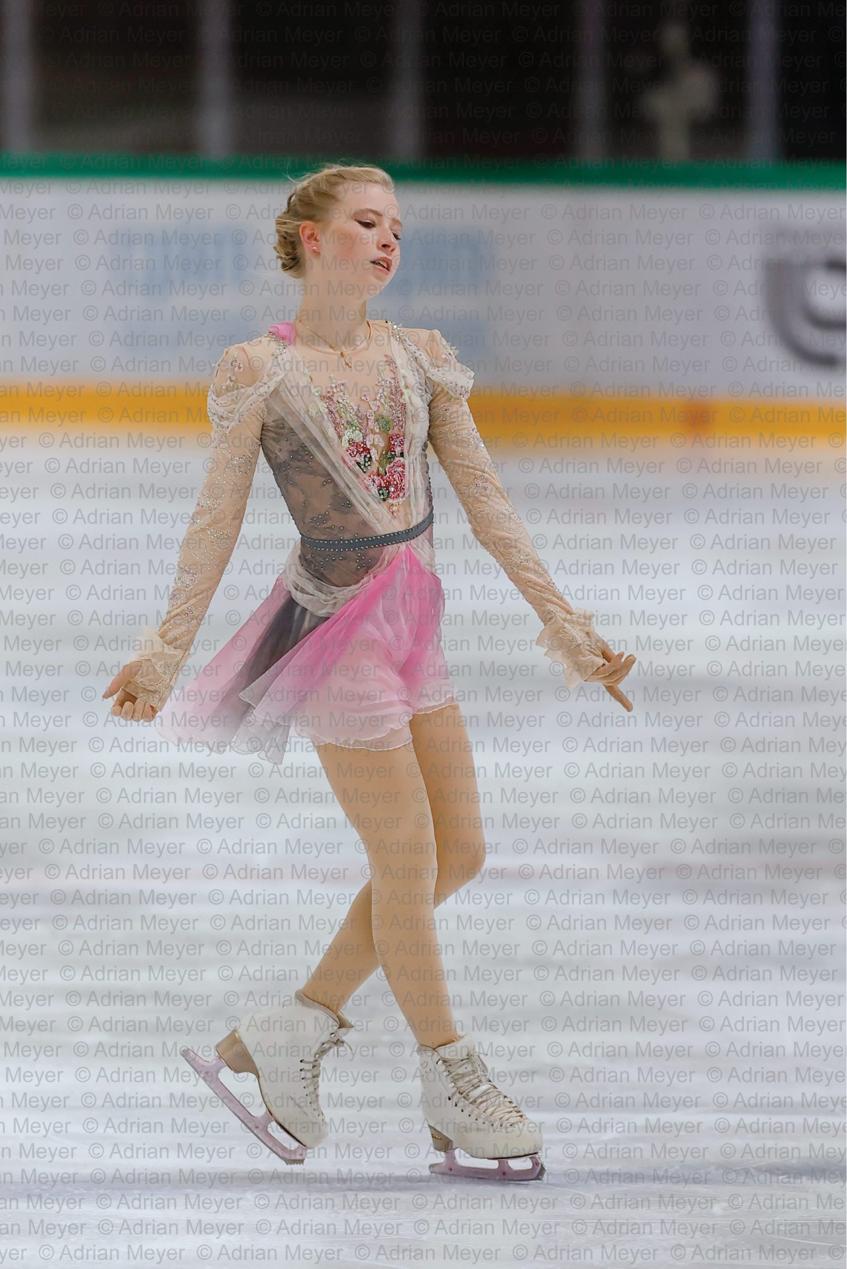 Anastasia BRANDENBURG SUI - Junior Women - Short Program at Swiss Ice Skating Open 2025