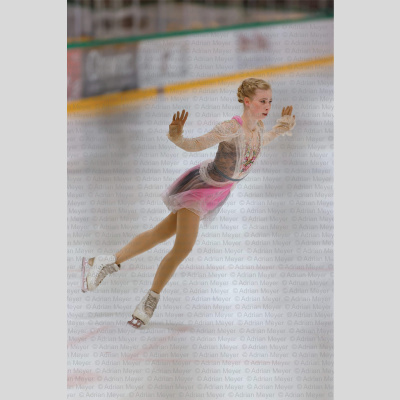 Anastasia BRANDENBURG SUI - Junior Women - Short Program at Swiss Ice Skating Open 2025