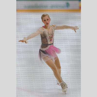 Anastasia BRANDENBURG SUI - Junior Women - Short Program at Swiss Ice Skating Open 2025