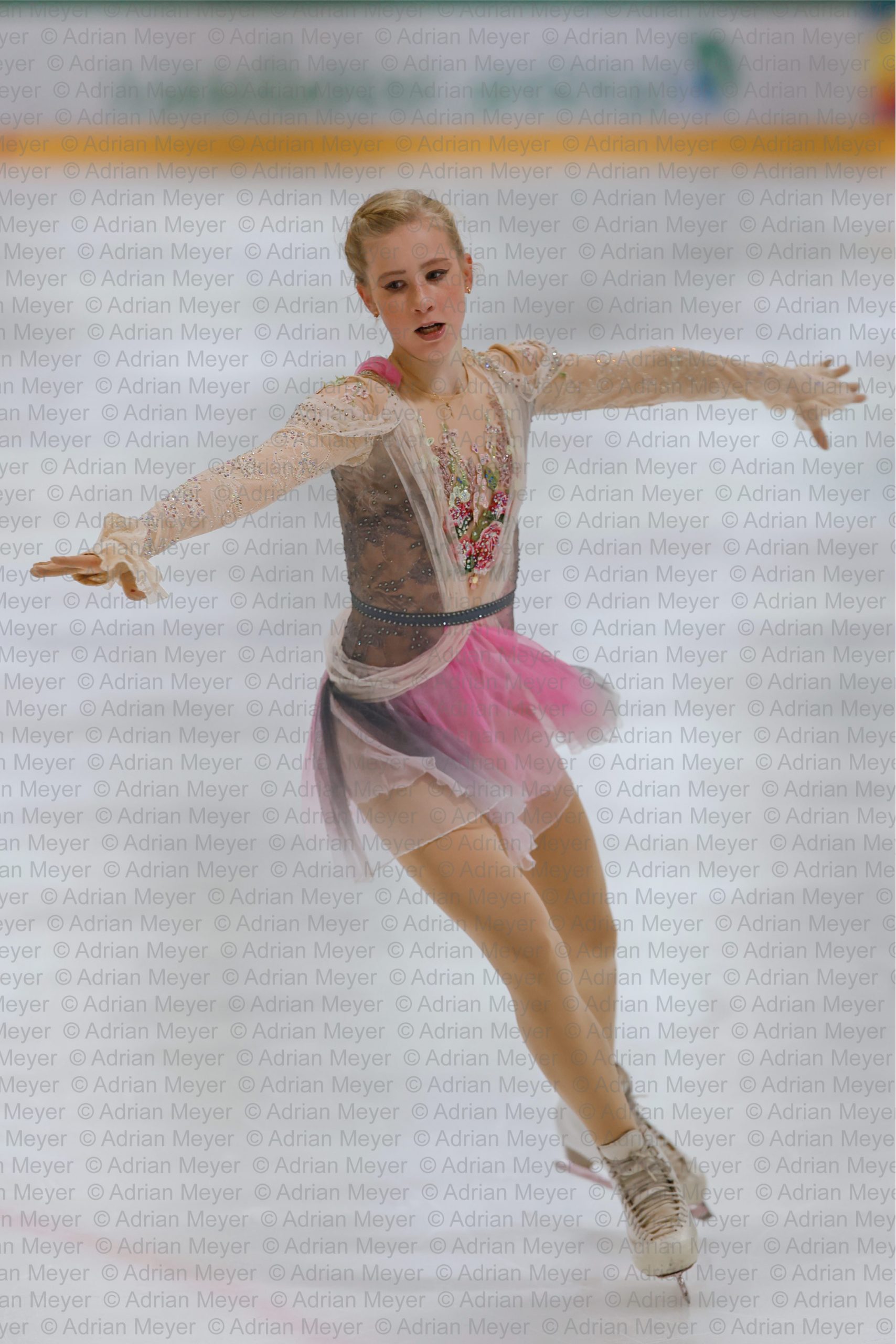 Anastasia BRANDENBURG SUI - Junior Women - Short Program at Swiss Ice Skating Open 2025