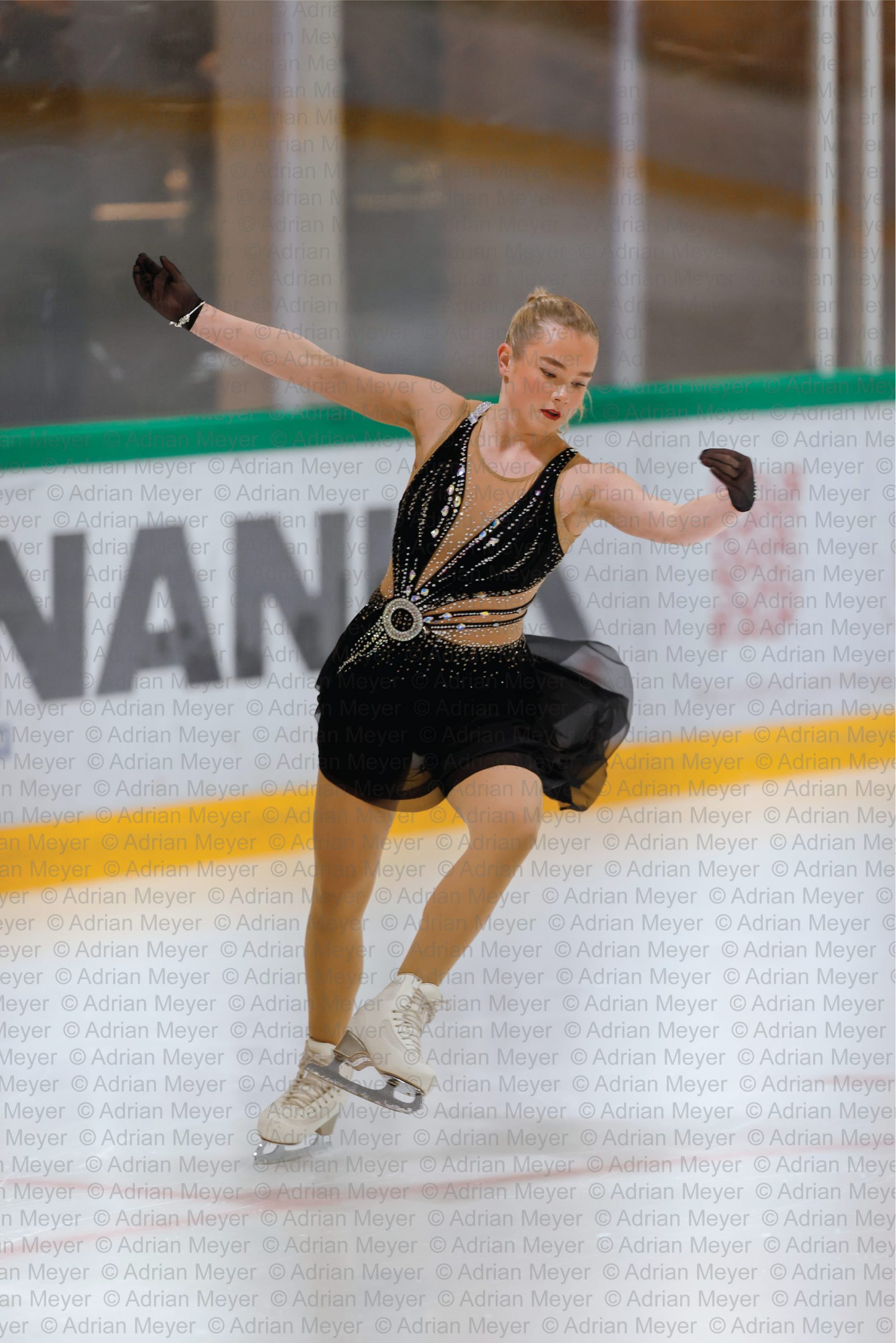 Minea MONTONEN FIN - Junior Women - Short Program at Swiss Ice Skating Open 2025