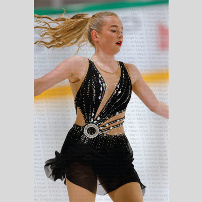 Minea MONTONEN FIN - Junior Women - Short Program at Swiss Ice Skating Open 2025