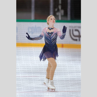 Anastasia BRANDENBURG SUI - Junior Women - Free Skate at Swiss Ice Skating Open 2025