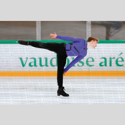 Xavier VAUCLIN FRA - Men - Short Program at Swiss Ice Skating Open 2025