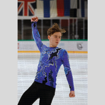 Luca FUENFER GER - Men - Short Program at Swiss Ice Skating Open 2025