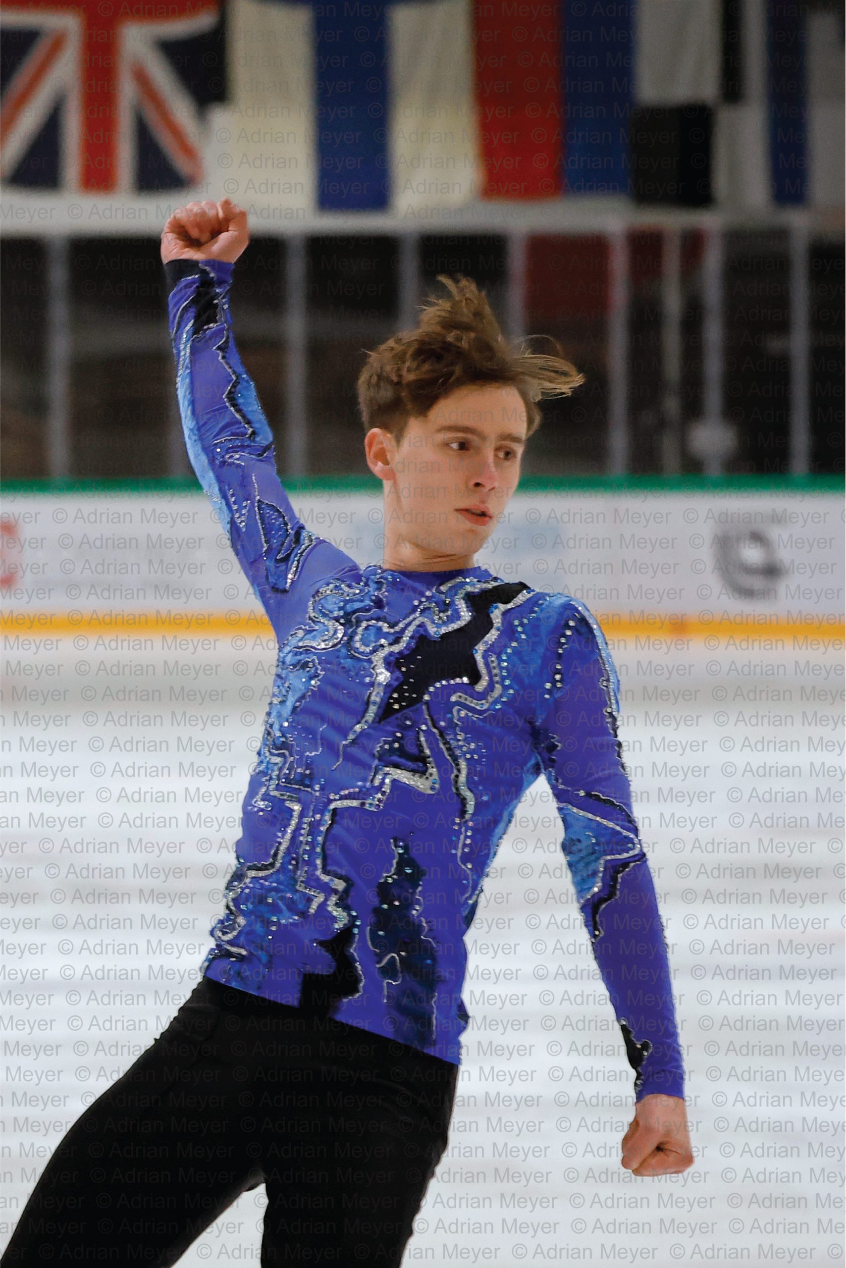 Luca FUENFER GER - Men - Short Program at Swiss Ice Skating Open 2025
