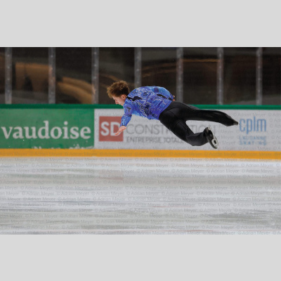 Luca FUENFER GER - Men - Short Program at Swiss Ice Skating Open 2025