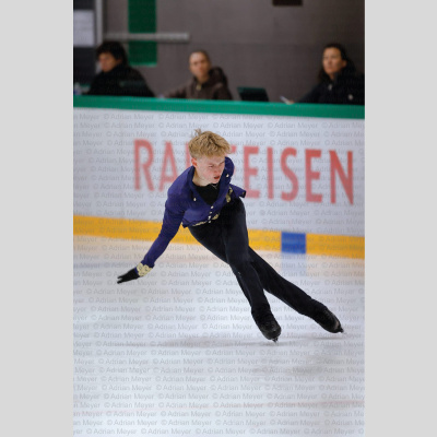Aurelian CHERVET SUI - Men - Free Skate at Swiss Ice Skating Open 2025