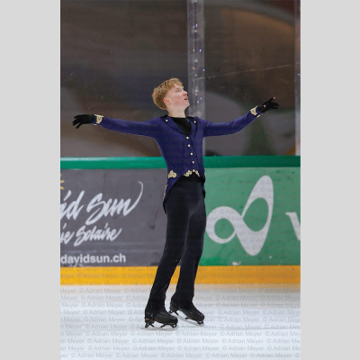 Aurelian CHERVET SUI - Men - Free Skate at Swiss Ice Skating Open 2025