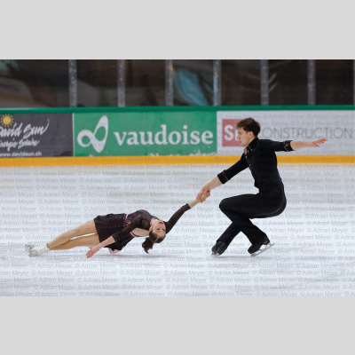Gabriella IZZO / Luc MAIERHOFER AUT - Pairs - Free Skate at Swiss Ice Skating Open 2025