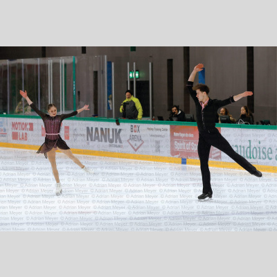 Gabriella IZZO / Luc MAIERHOFER AUT - Pairs - Free Skate at Swiss Ice Skating Open 2025