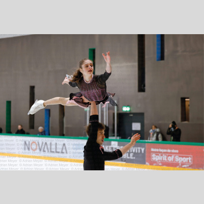 Gabriella IZZO / Luc MAIERHOFER AUT - Pairs - Free Skate at Swiss Ice Skating Open 2025