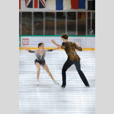 Gabriella IZZO / Luc MAIERHOFER AUT - Pairs - Free Skate at Swiss Ice Skating Open 2025