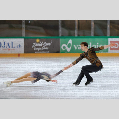 Gabriella IZZO / Luc MAIERHOFER AUT - Pairs - Free Skate at Swiss Ice Skating Open 2025