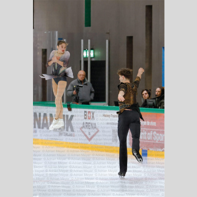 Gabriella IZZO / Luc MAIERHOFER AUT - Pairs - Free Skate at Swiss Ice Skating Open 2025