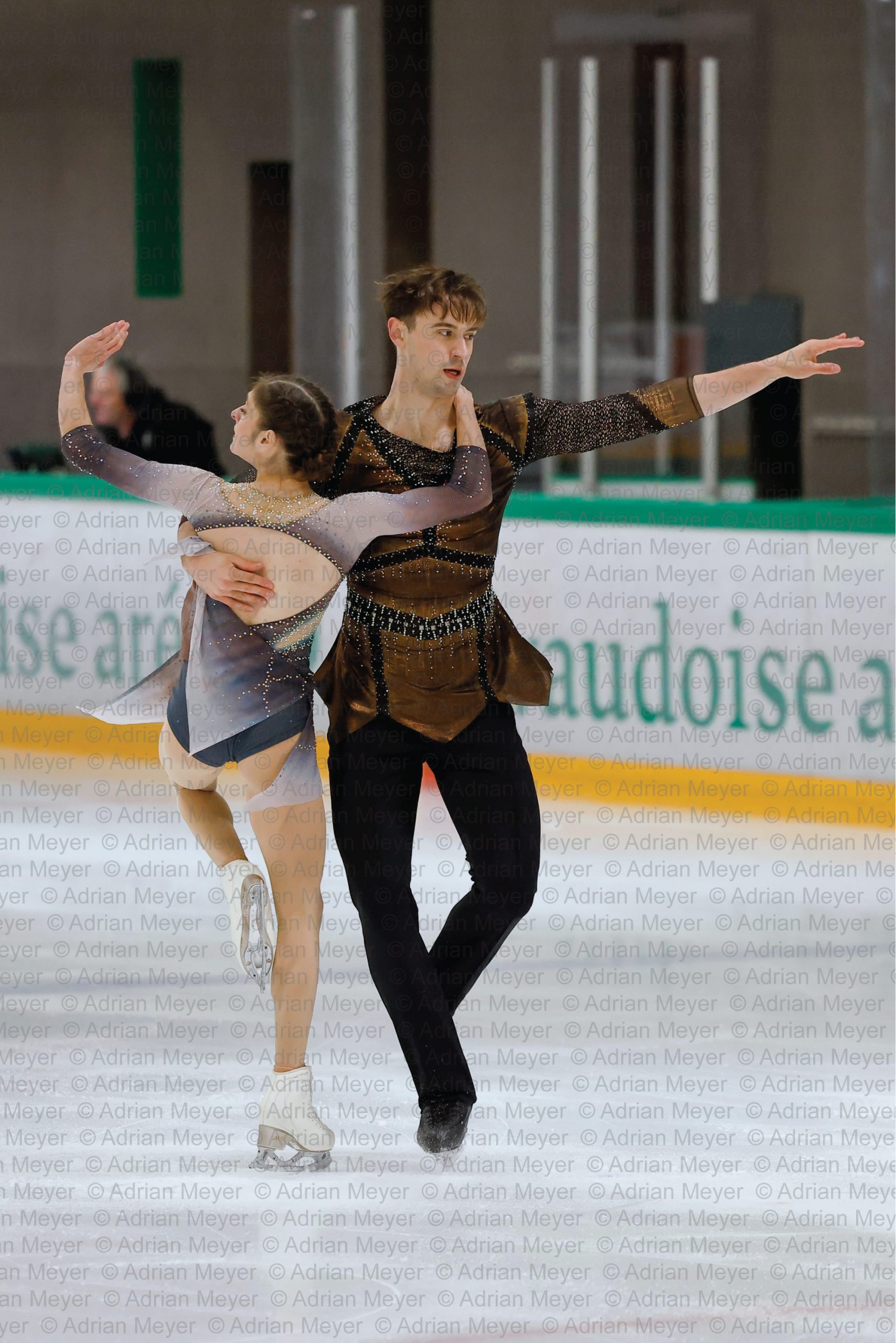 Gabriella IZZO / Luc MAIERHOFER AUT - Pairs - Free Skate at Swiss Ice Skating Open 2025