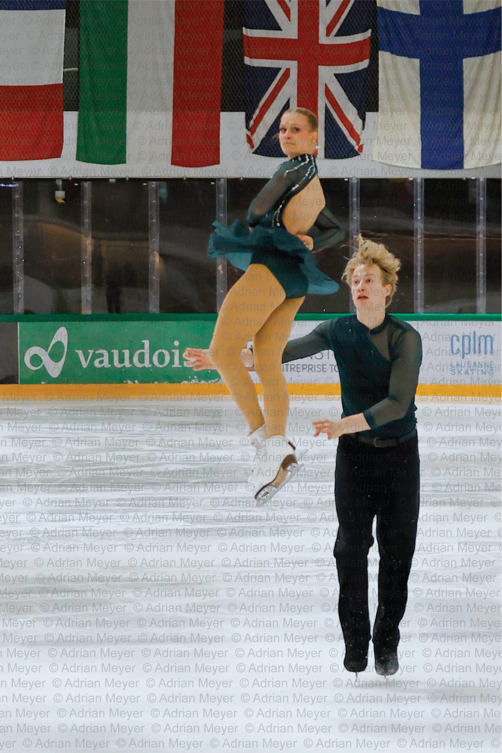 Letizia ROSCHER / Luis SCHUSTER GER - Pairs - Free Skate at Swiss Ice Skating Open 2025